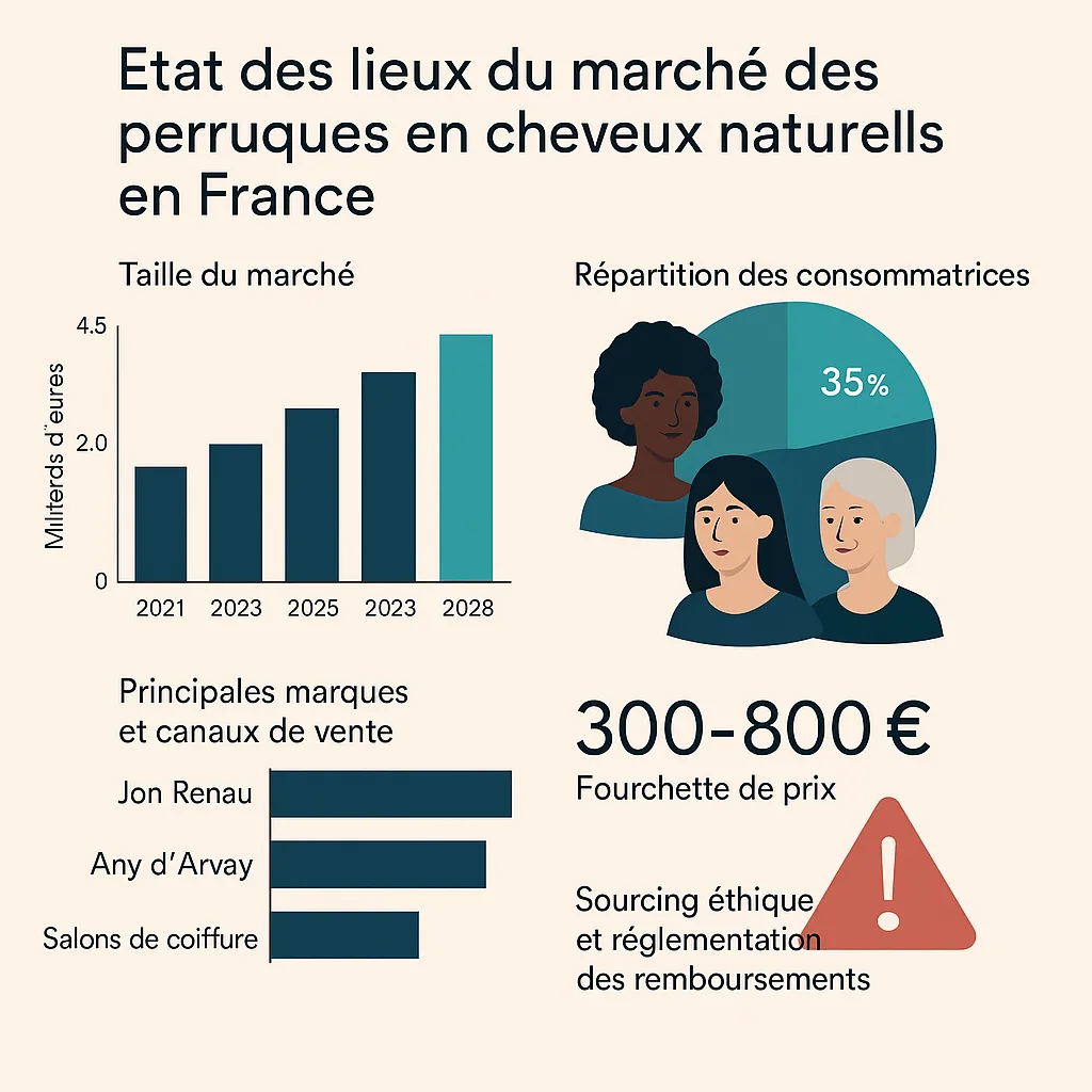 真人假发在法国疯卖，市场年增速近8%！你还不知道就晚了！
