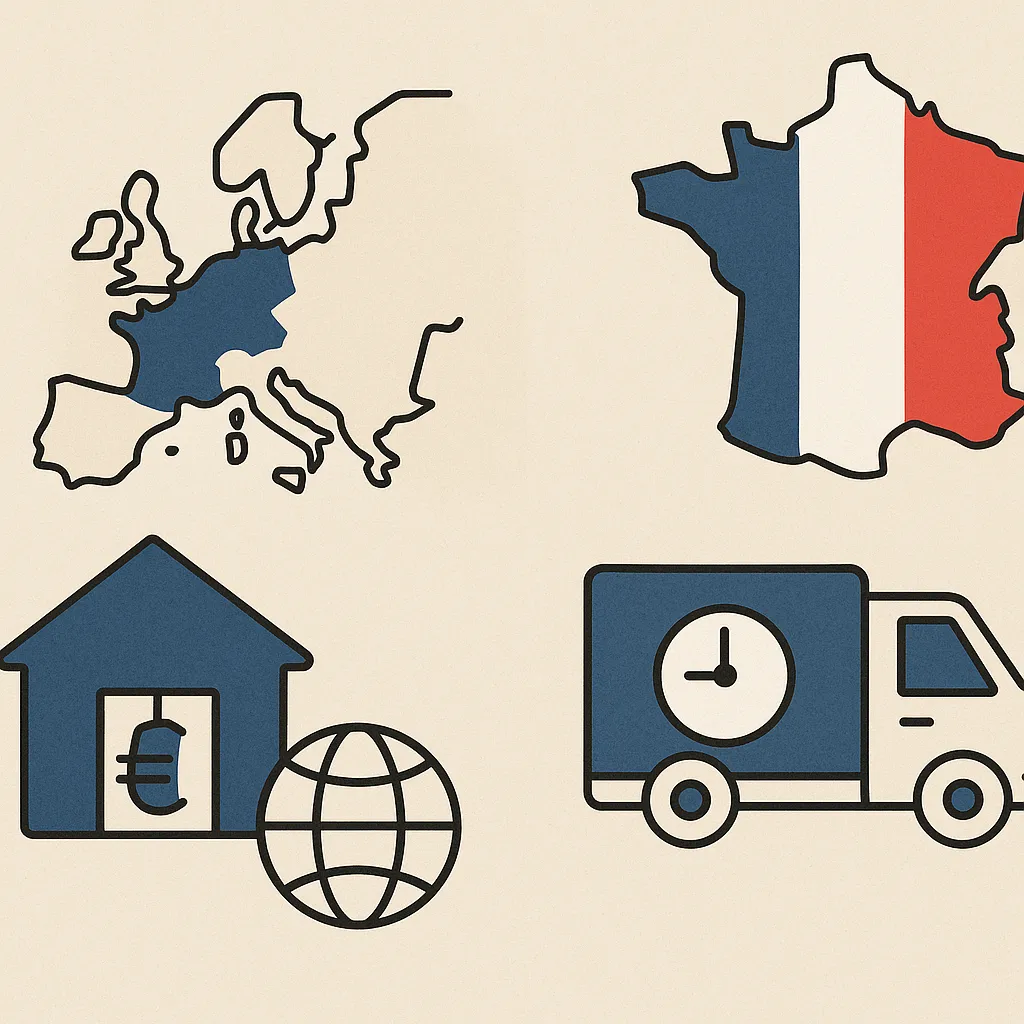 打通西欧南欧配送链，为什么法国仓更适合做中转？