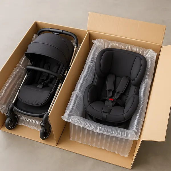 婴儿推车、安全座椅属于大件？海外仓提供不规则件专业打包，更省成本更稳妥