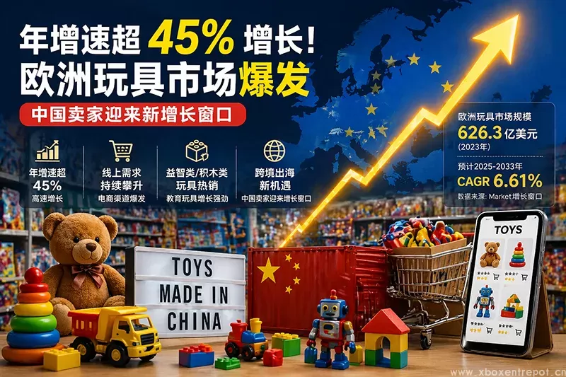 年增速超45%增长！欧洲玩具市场爆发，中国卖家迎来新增长窗口